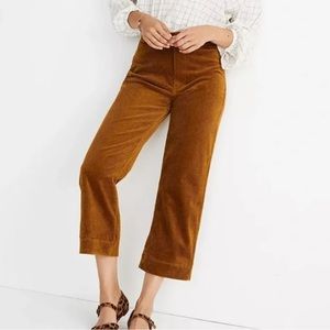 Madewell Slim Emmett Wide Leg Crop